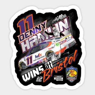 Denny Hamlin Night Race Winner Sticker